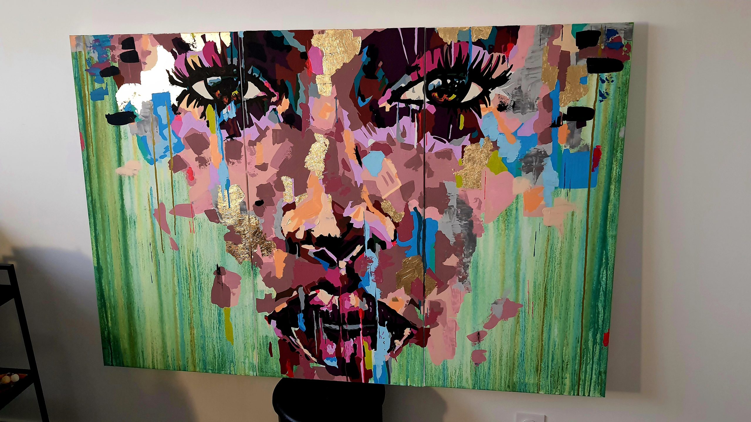 Portrait Femme Pop Art | Toile Acrylique Unique