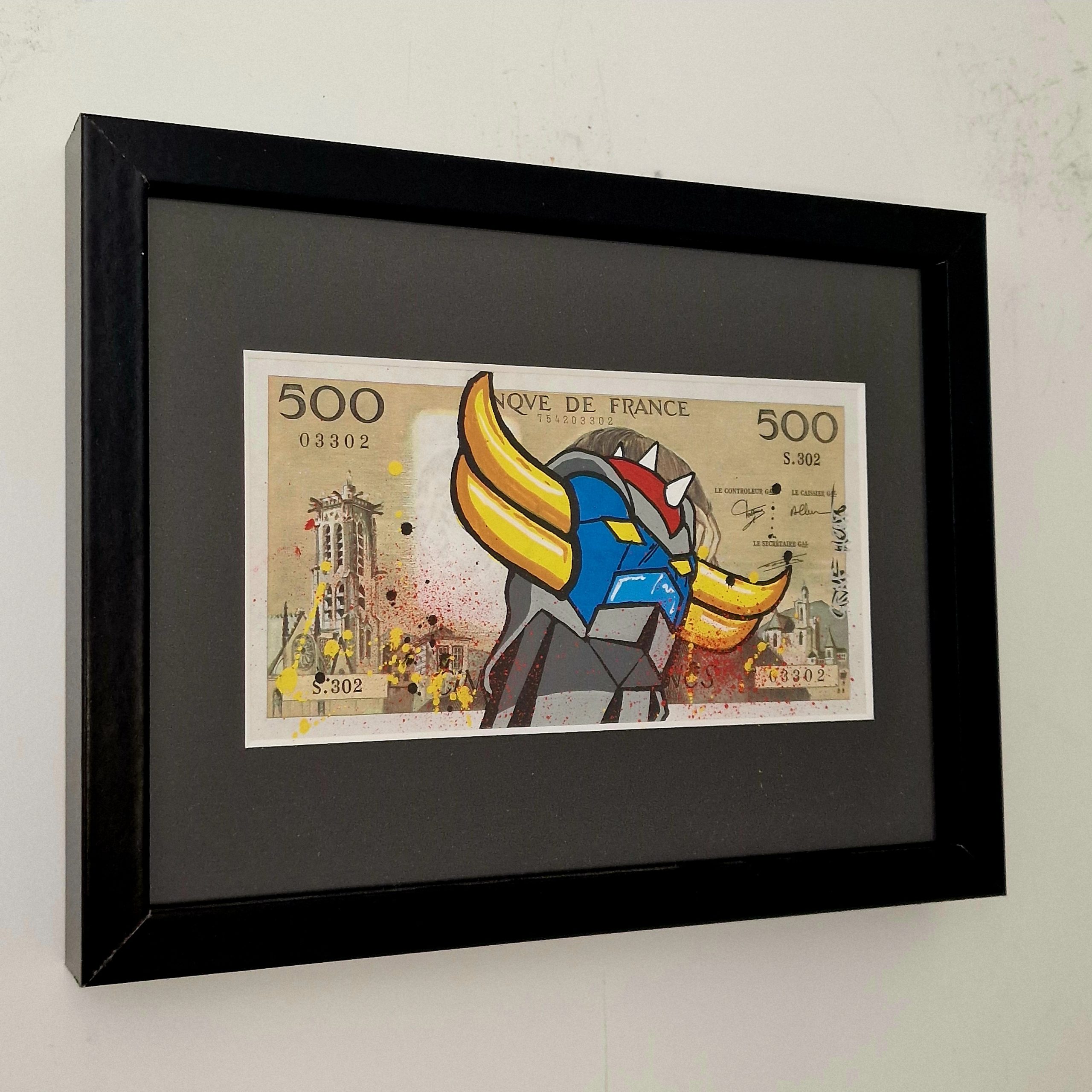Goldorak - Billet 500 Francs | Pièce Unique